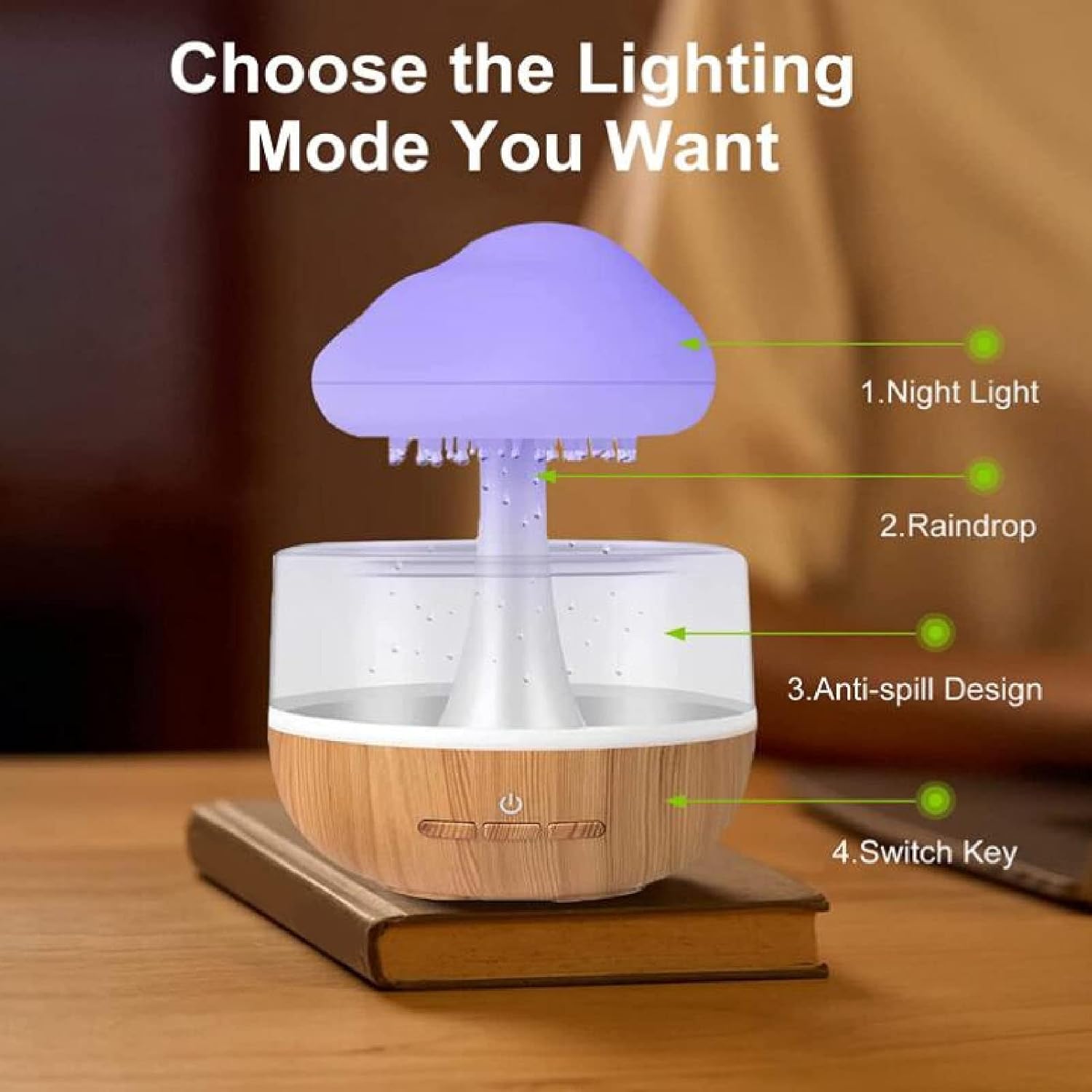 Desktop Rain Cloud Humidifier